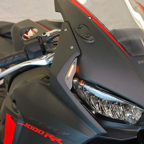 New Rage Cycles 17-24 Honda CBR 1000RR Front Signals w/Load EQ - CBR1000-FB-BO Photo - Primary