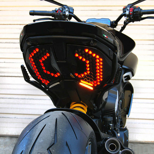 New Rage Cycles 23-24 Ducati Diavel V4 Rear Turn Signals - DV4-RB Photo - Primary