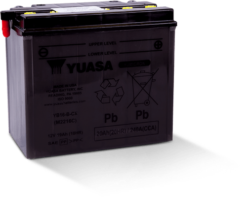 Yuasa YB16-B-CX Yumicron CX 12 Volt Battery - YUAM2216C User 1