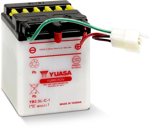 Yuasa YB2.5L-C-1 Yumicron 12 Volt Battery - YUAM22LC1 User 1