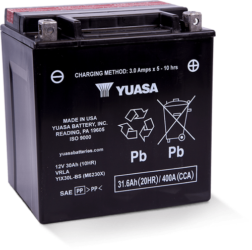Yuasa YIX30L-BS-PW High Performance Maintenance Free AGM 12 Volt Battery (Bottle Supplied) - YUAM6230XPW User 1