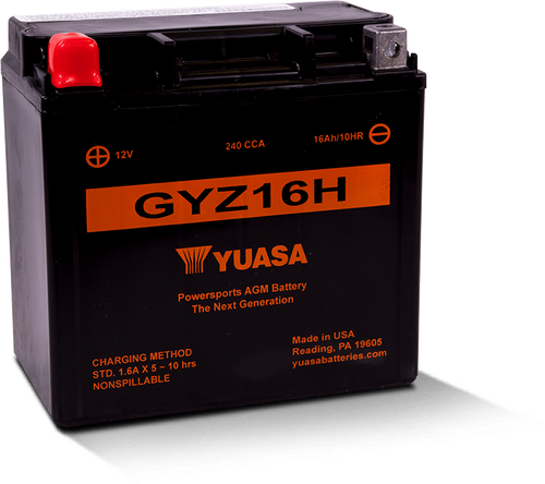 Yuasa GYZ16H High Performance Maintenance Free AGM 12 Volt Battery - YUAM716GH User 1