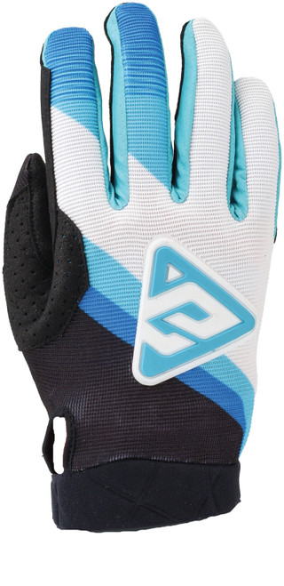 Answer 25 Peak Flo Gloves Black/Blue/White Youth - Medium - 442883 User 1