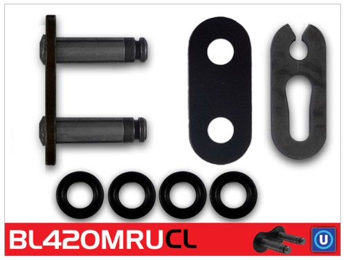 RK Chain MRU420 U-Ring Clip Link - BL420MRU-CL User 1