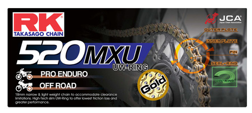 RK Chain GB520MXU-110 - Gold - GB520MXU-110 User 1