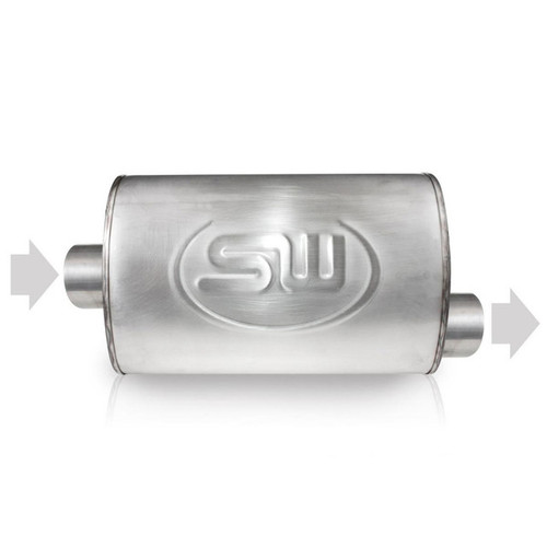 Stainless Works 68-72 Chevy Chevelle Small/Big Block Replacement Muffler Set (for 6872397) - SWS5002