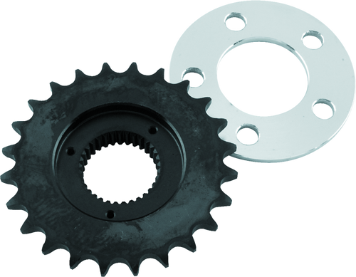 Twin Power 5 Speed Big Twin 24T Offset Sprocket Kit .282 Offset W/.197 Rear Sprocket Spacer - 490510 Photo - Primary Twin Power 5 Speed Big Twin 24T Offset Sprocket Kit .282 Offset W/.197 Rear Sprocket Spacer - 490510 Photo - Primary