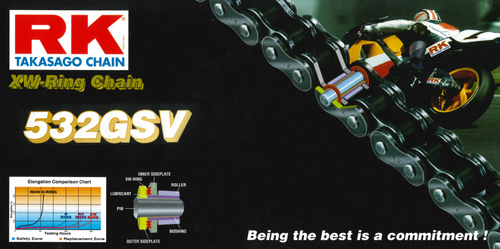 RK Chain 532GSV-122L XW-Ring - Natural - 532GSV-122 User 1