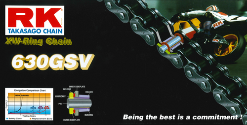 RK Chain 630GSV-100L XW-Ring - Natural - 630GSV-100 User 1