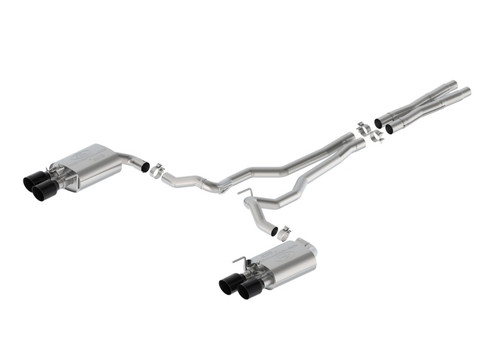 Ford Racing 2024 Mustang 5.0L GT Extreme Cat-Back Exhaust - Black Tips - M-5200-M5EB Photo - Primary