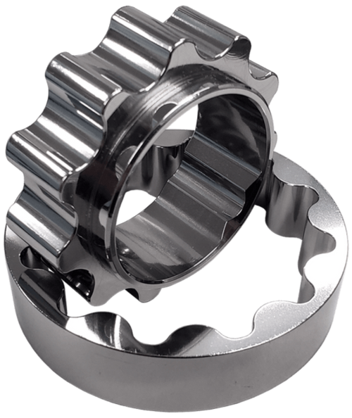 Boundary 93-02 Toyota 2JZ Supra Dual Rotor Billet Oil Pump MartenWear Treated Gear - 2JZ-OPG-DR-M