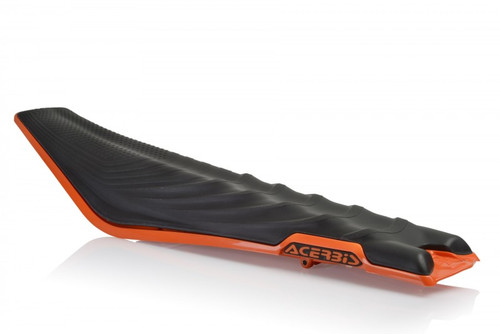 Acerbis 19-22 KTM 125-500 SX/ SX-F/ XC-F/ XC/ XCF-W/ EXC/ EXC-F X-Seat Soft - Black/16 Orange - 2732170001 Photo - Primary