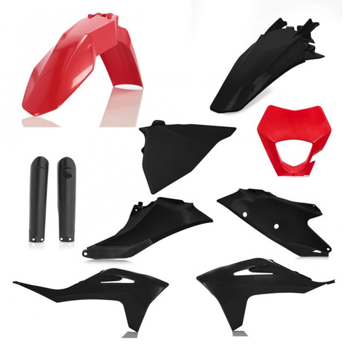 Acerbis 21-23 GasGas EC250/300/250F/350F Full Plastic Kit - Red/Black - 2872811018 Photo - Primary