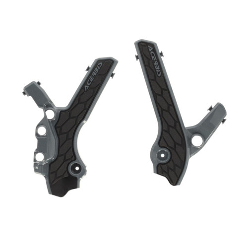 Acerbis 00+ Suzuki DRZ400E/S/SM Frame Guards- X-Grip - Gray/Black - 2983341019 Photo - Primary