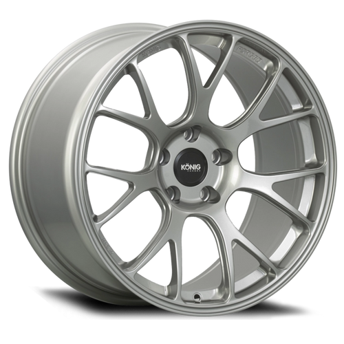 Konig Forged F1M 19X9.5 5X120 ET44 Ash Silver Knurled Bead - F1M9952044S User 1