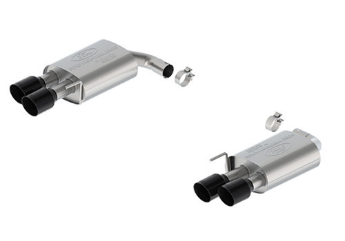 Ford Racing 2024 Mustang 2.3L Touring Non-Active Axle-Back w/GT Valance - Black Tip - M-5230-M2TBV User 1