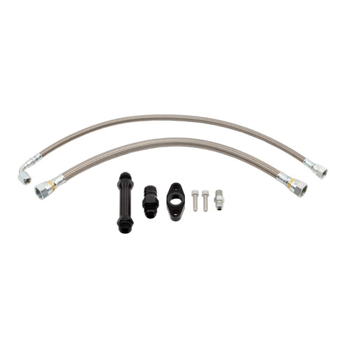 Wehrli Cummins High Mount 2nd Gen Turbo Swap Oil Line Kit - WCF100279 User 1