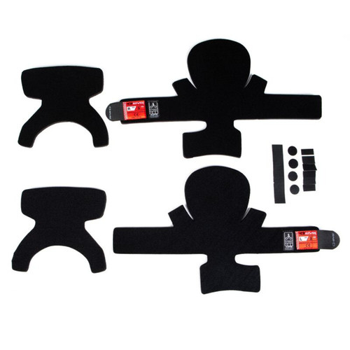 EVS RS9 Rebuild Kit (Liners/Straps/Patella cups) Black - Small - KBRP-RS9-LN-SM-PK User 1