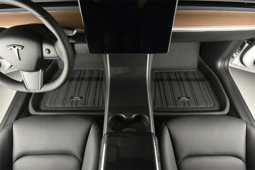 3D Maxpider 21-22 Tesla Model Y 7-Seat Elitect Black R1 R2 R3 - E1TL03601809 Photo - Mounted