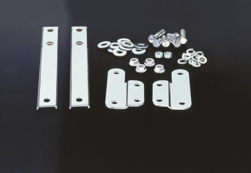 National Cycle 90-17 Harley Davidson FXS Softail Beaded Wide Mount Chrome Kit - KIT-CHN User 1