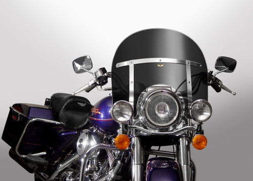 National Cycle 94-21 Harley Davidson FLHR RoadKing/FLHRC RoadKing Classic Chopped Windshield-Clear - N31401 User 1