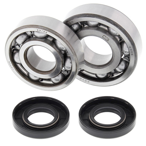 All Balls Racing 85-87 Kawasaki KX125 Crank Shaft Bearing Kit - 24-1007 Photo - Primary
