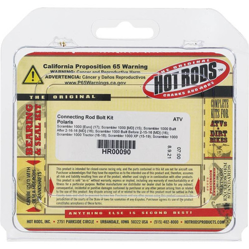 Hot Rods 09-12/2014 Polaris Sportsman 850 XP EPS 850cc Connecting Rod Bolt Kit - HR00090 Photo - Primary