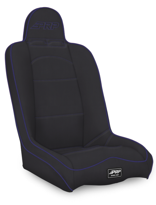 PRP Daily Driver High Back Suspension Seat- Black/Purple Vinyl - A140110-201-M Photo - Primary
