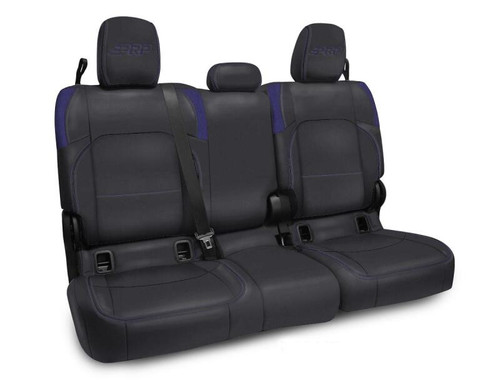 PRP Jeep Wrangler JT Rear Bench Covers - with no Armrest - Black/Purple - B055-08 Photo - Primary