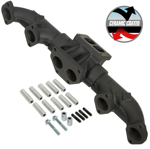 BD Diesel Pre-2002 ISX / Cummins Signature 600 ISX T6 Ceramic Coated Exhaust Manifold - 1048006 User 1