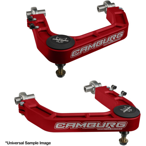 Camburg Toyota 22-23 Landcruiser 300 / 22-23 LX600 KINETIK V2 Perf Billet Uniball Upper Arms (Red) - CAM-310194-RED Photo - Primary