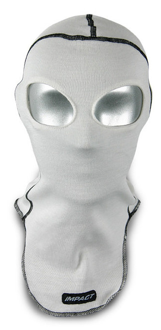 Balaclava Dbl Eye Impact White
