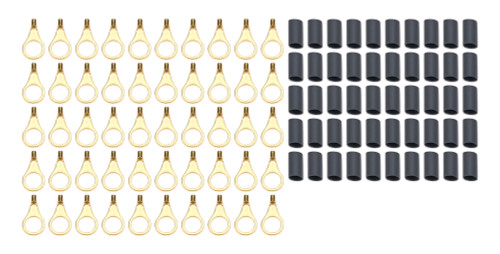 Ring Terminal 3/8in 18- 22 Ga w/Heat Shrink 50pk