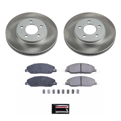 Power Stop 05-10 Ford Mustang Front Semi-Coated Rotor Kit - SC1382