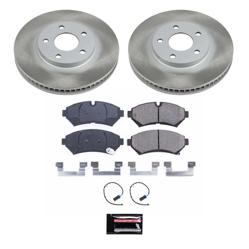 Power Stop 98-02 Cadillac Seville Front Semi-Coated Rotor Kit - SC1549