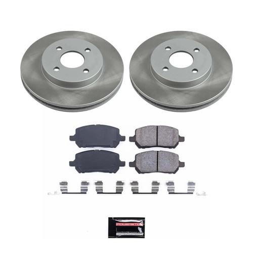 Power Stop 03-07 Saturn Ion Front Semi-Coated Rotor Kit - SC1604