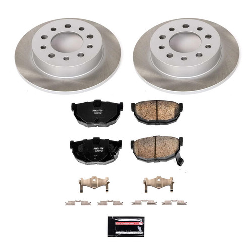 Power Stop 03-08 Hyundai Tiburon Rear Semi-Coated Rotor Kit - SC170