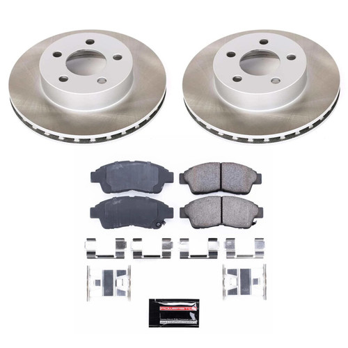 Power Stop 97-01 Mercury Mountaineer Front Semi-Coated Rotor Kit - SC1860