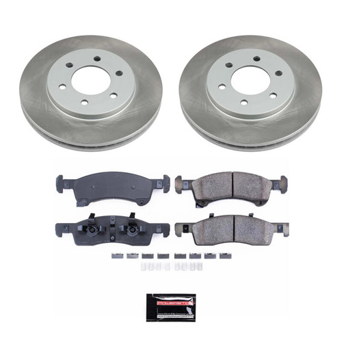 Power Stop 03-06 Lincoln Navigator Front Semi-Coated Rotor Kit - SC1933
