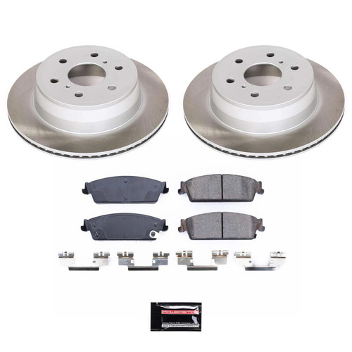 Power Stop 07-14 GMC Yukon XL 1500 Rear Semi-Coated Rotor Kit - SC2083