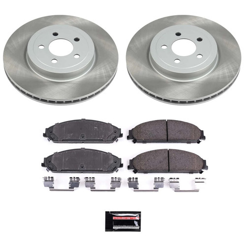 Power Stop 05-08 Dodge Magnum Front Semi-Coated Rotor Kit - SC2560