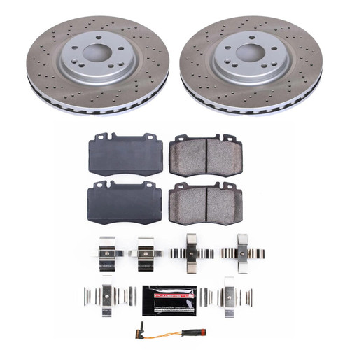 Power Stop 05-06 Mercedes-Benz SLK350 Front Semi-Coated Rotor Kit - SC2950