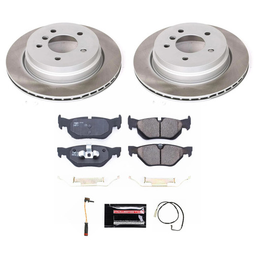 Power Stop 2006 BMW 325xi Rear Semi-Coated Rotor Kit - SC3001