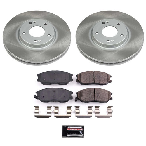 Power Stop 04-06 Kia Amanti Front Semi-Coated Rotor Kit - SC4557