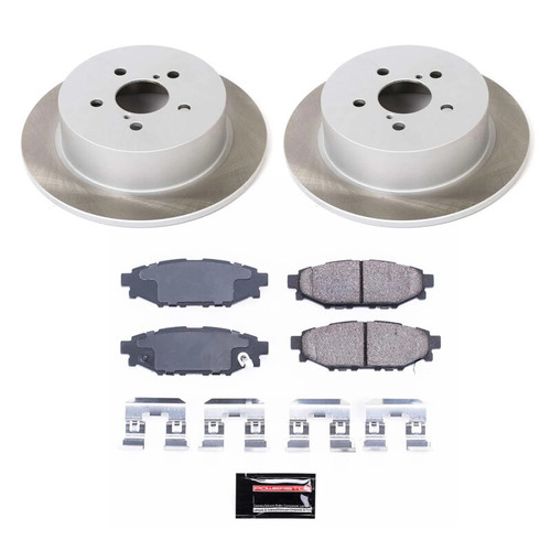 Power Stop 05-09 Subaru Outback Rear Semi-Coated Rotor Kit - SC4632