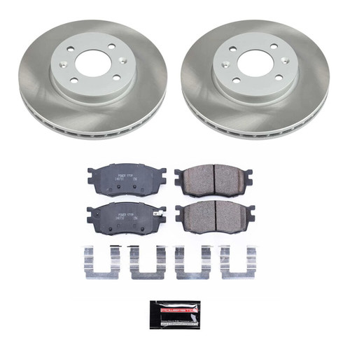 Power Stop 06-11 Kia Rio5 Front Semi-Coated Rotor Kit - SC4652