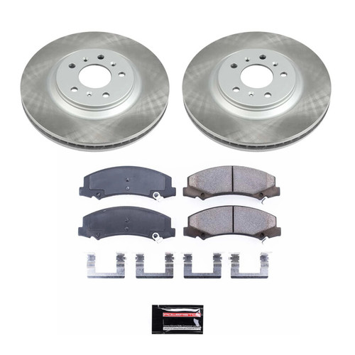 Power Stop 14-16 Chevrolet Impala Limited Front Semi-Coated Rotor Kit - SC4654