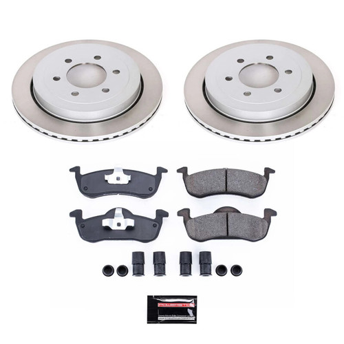 Power Stop 07-17 Lincoln Navigator Rear Semi-Coated Rotor Kit - SC4683