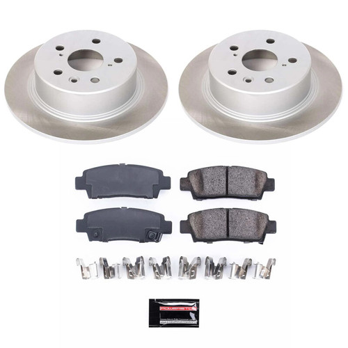 Power Stop 95-99 Toyota Avalon Rear Semi-Coated Rotor Kit - SC5103