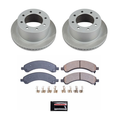 Power Stop 03-08 GMC Savana 3500 Rear Semi-Coated Rotor Kit - SC5328